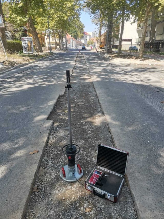 ispitivanje zbijenosti, kružna ploča, tampon, MNS