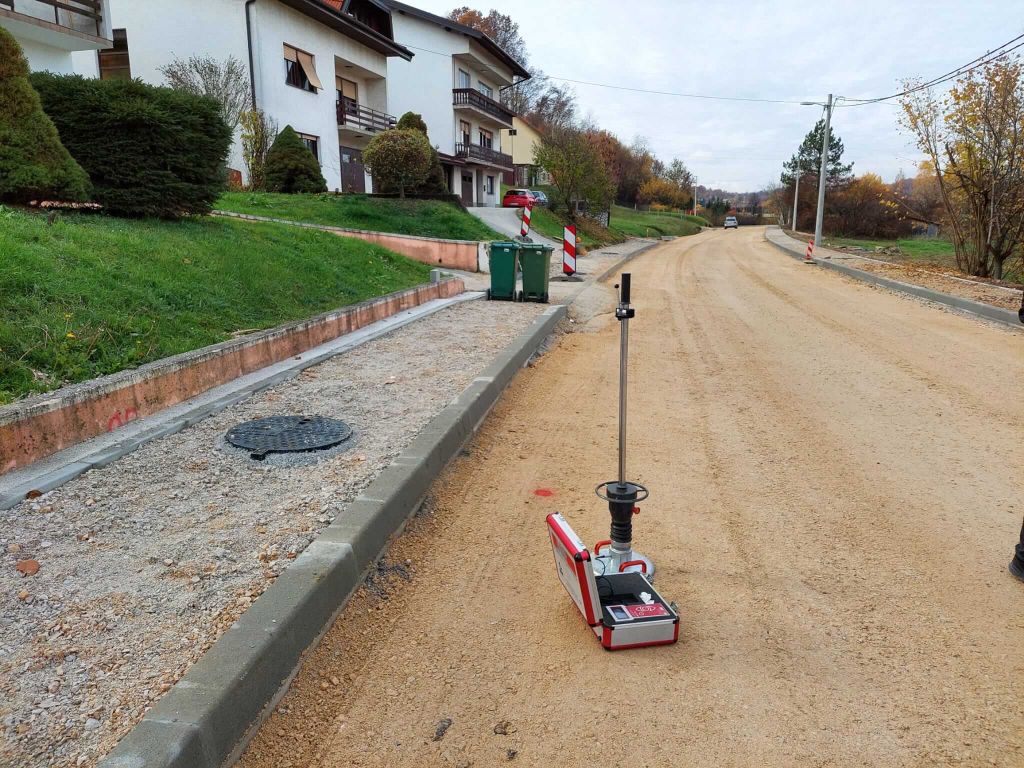 ispitivanje zbijenosti, kružna ploča, tampon, MNS